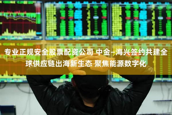 专业正规安全股票配资公司 中金—海兴签约共建全球供应链出海新生态 聚焦能源数字化