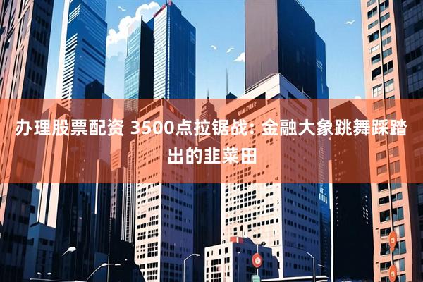 办理股票配资 3500点拉锯战: 金融大象跳舞踩踏出的韭菜田